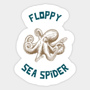 Floppy Sea Spider Sticker